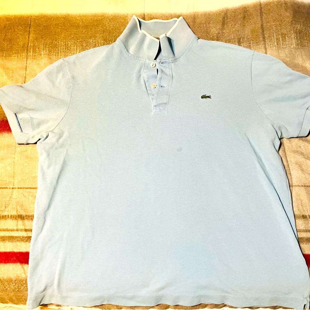 Lacoste Light Blue shirt sz 6